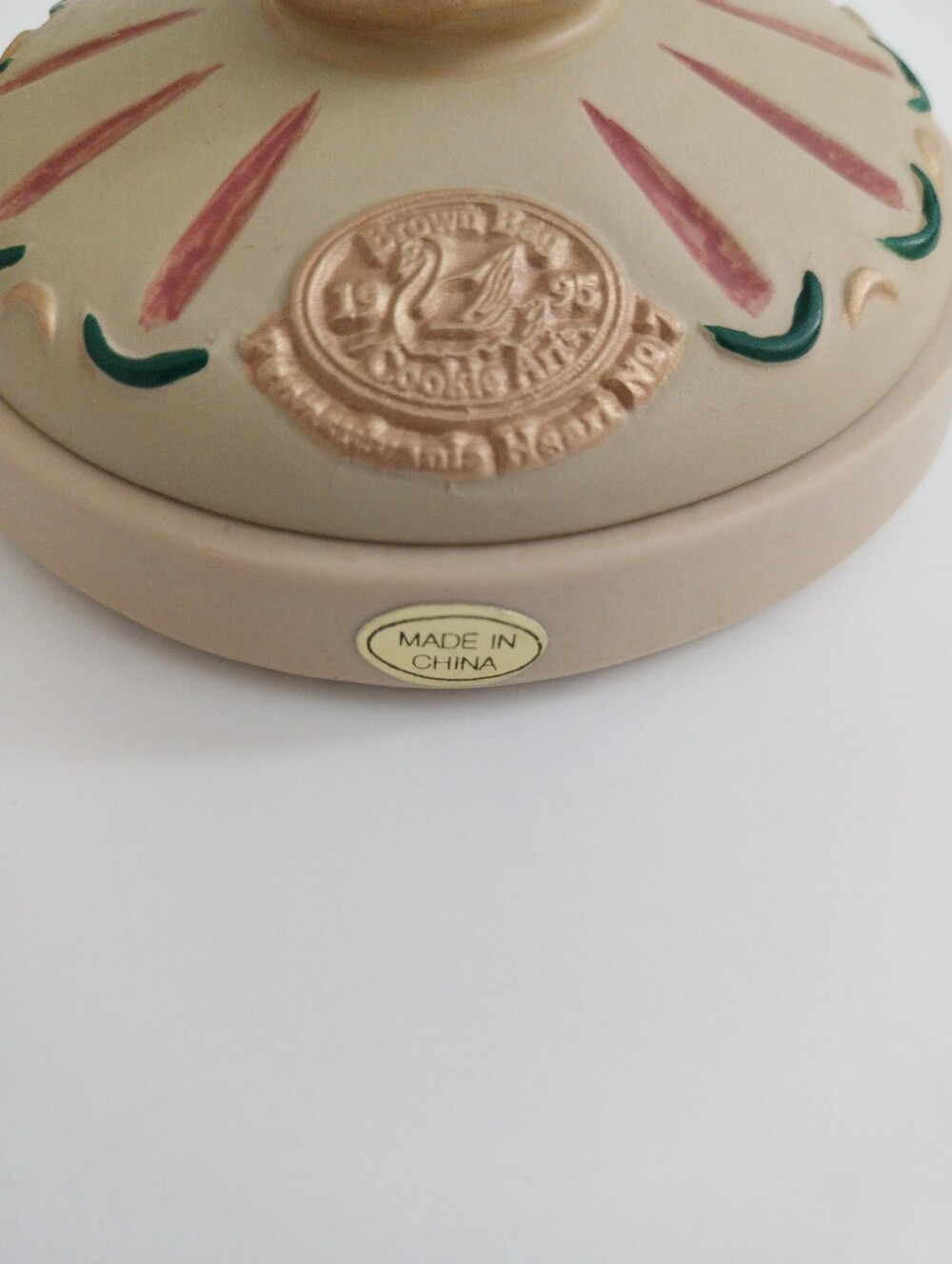 Vintage 1995 Brown Bag Cookie Art Cookie Stamp Mold Pennsylvania Heart Number 7 - Picture 6 of 9
